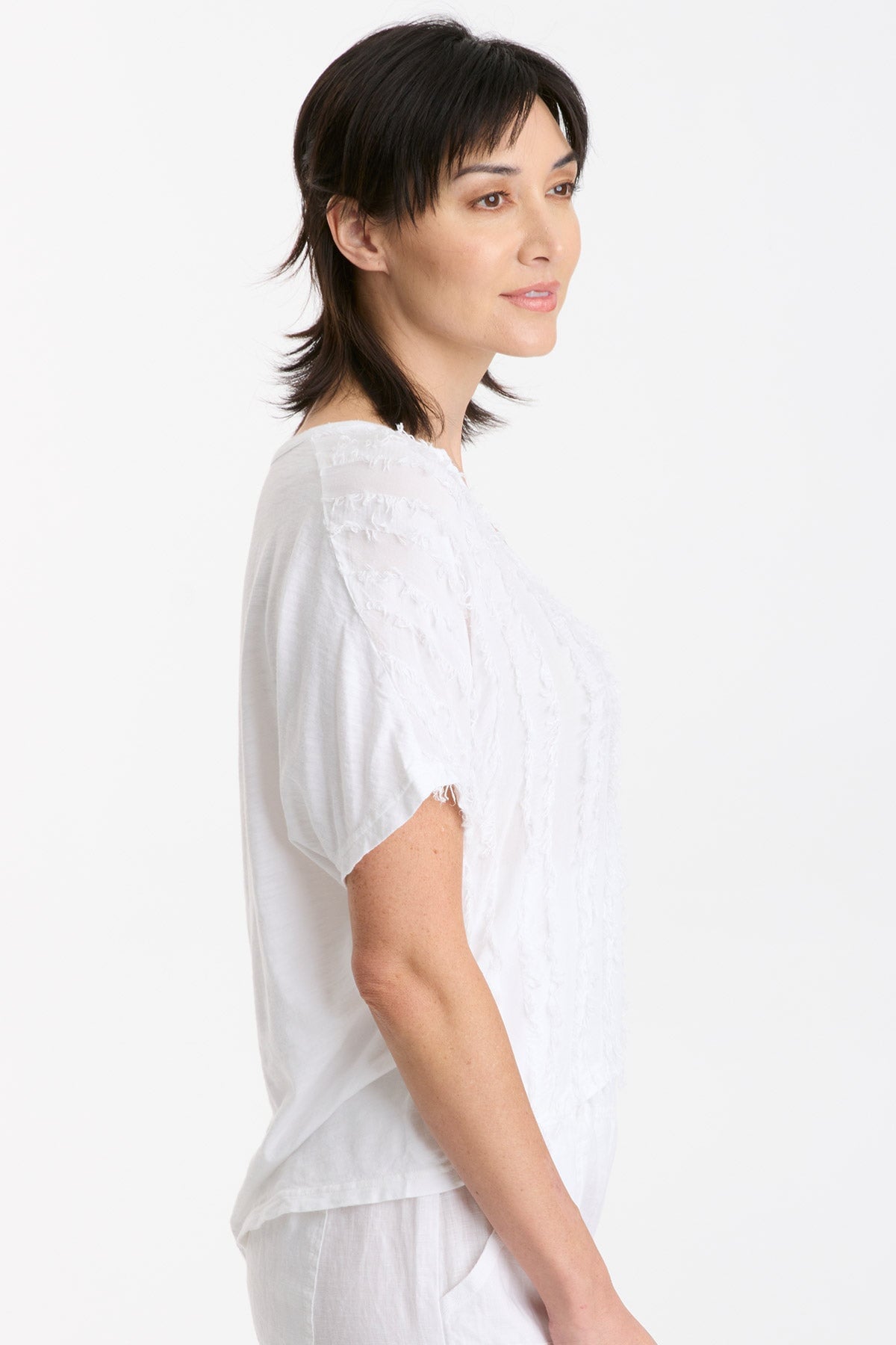 Jarvis V-Neck White T-Shirt for Men - Soft Cotton Casual Tee - Perfect for Everyday Wear, Gym & Outfits