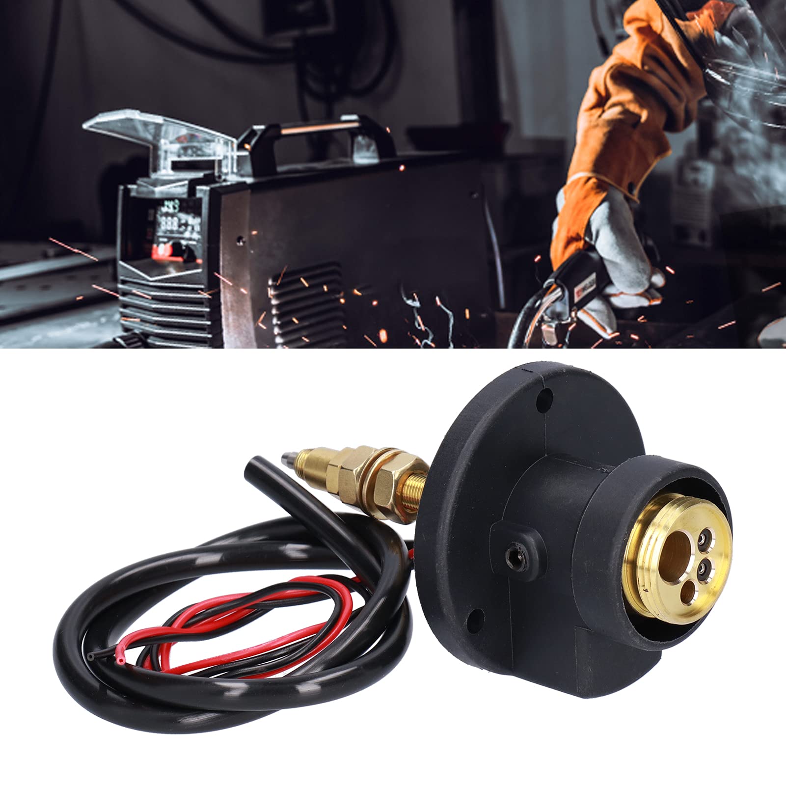 Brass Euro Welding Connector Adapter Kit for Binzel & CO2 Torches - MIG Welding Replacement