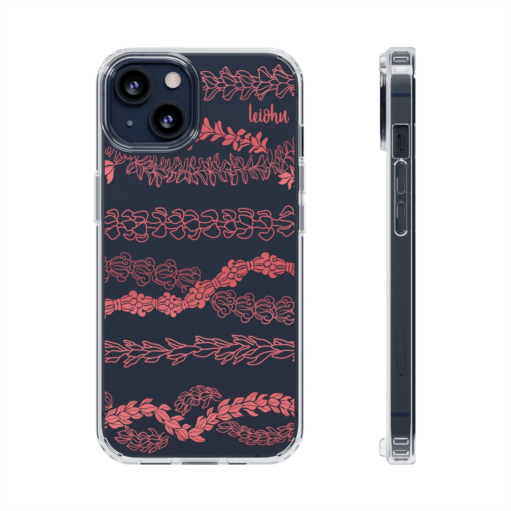 Forever Lei Clear Phone Case - Slim Protective Cover for iPhone 15/14/13/12/11 Pro Max XR XS - Scratch Resistant & Shockproof - Perfect for Everyday Use, Travel, and Outdoor Activities