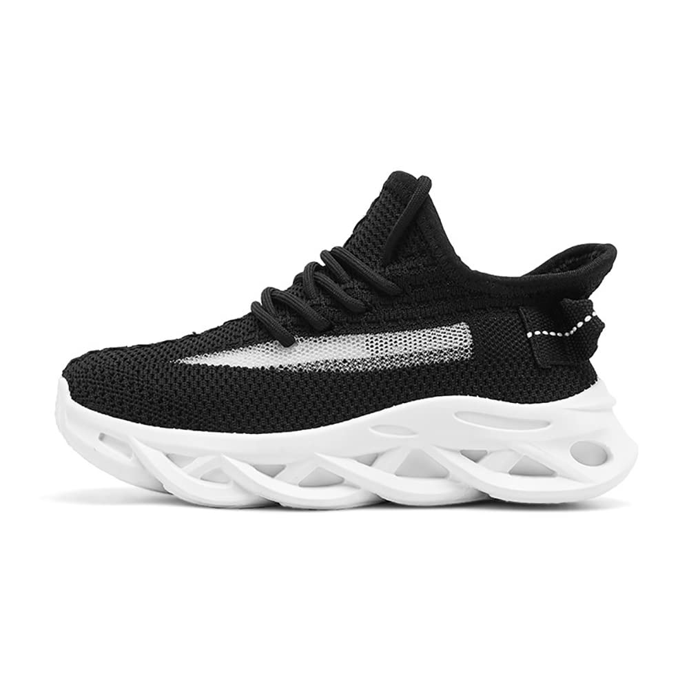 **FJPTREN Kids Running Sneakers - Lightweight Breathable Mesh Sports Shoes for Boys & Girls - Gym, Tennis, Walking Shoes for Toddlers & Big Kids - Perfect for School, Play & Outdoor Activities**