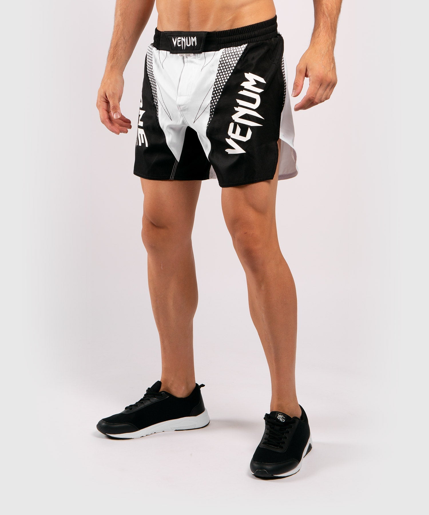 Venum x ONE FC MMA Fight Shorts - White & Black - Premium Training & Competition Gear for Fighters