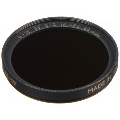 B+W 39mm IR Dark Red 092 Filter - Infrared Photography Filter for DSLR & Mirrorless Cameras - Perfect for Landscape, Astrophotography & Special Effects