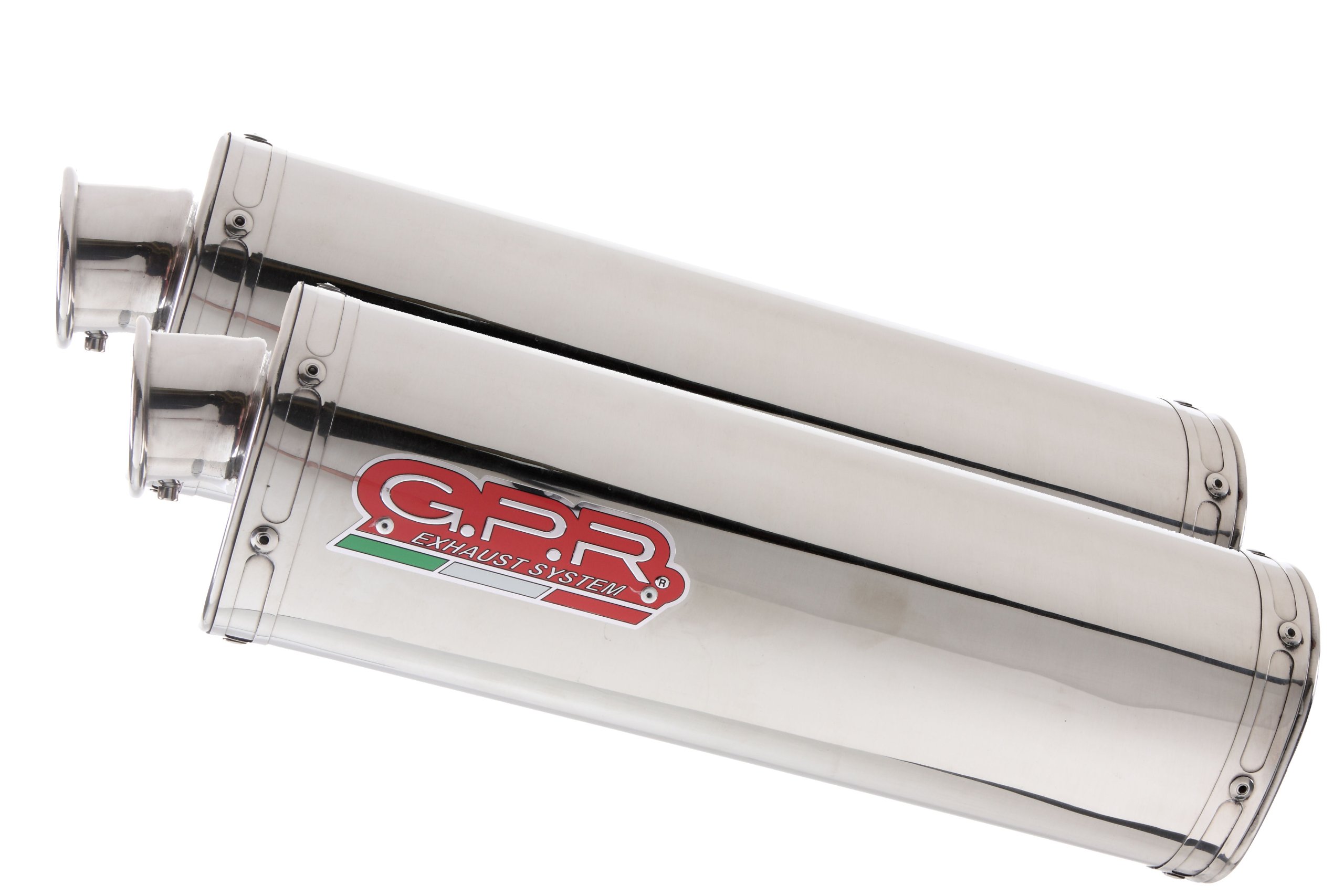 Aprilia Pegaso Strada 650 GPR Exhaust Slip-On System with Link Pipe & Removable DB Eaters - Dual Kit | High Performance Motorcycle Upgrade for Street Riding & Racing