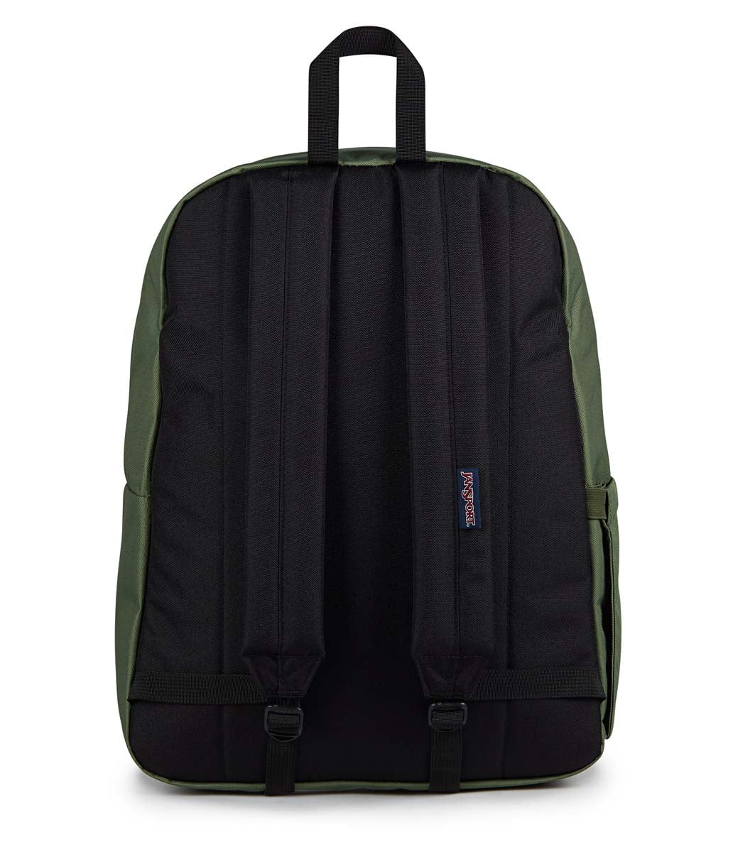 JanSport SuperBreak Plus Backpack - Cargo Green | Lightweight Durable School & Travel Backpack for Students & Commuters