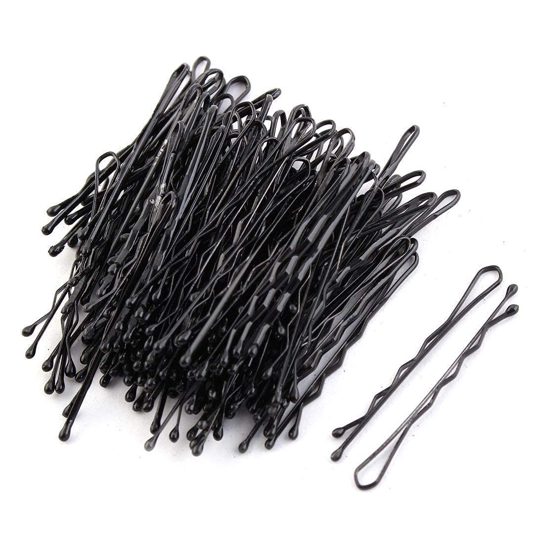 Premium Metal Bob Pins & Bun Maker - Black Hair Styling Clips for Women & Girls | Secure Updos, Ponytails & Braids | 24-Pack Hair Accessories for Daily Use & Special Occasions