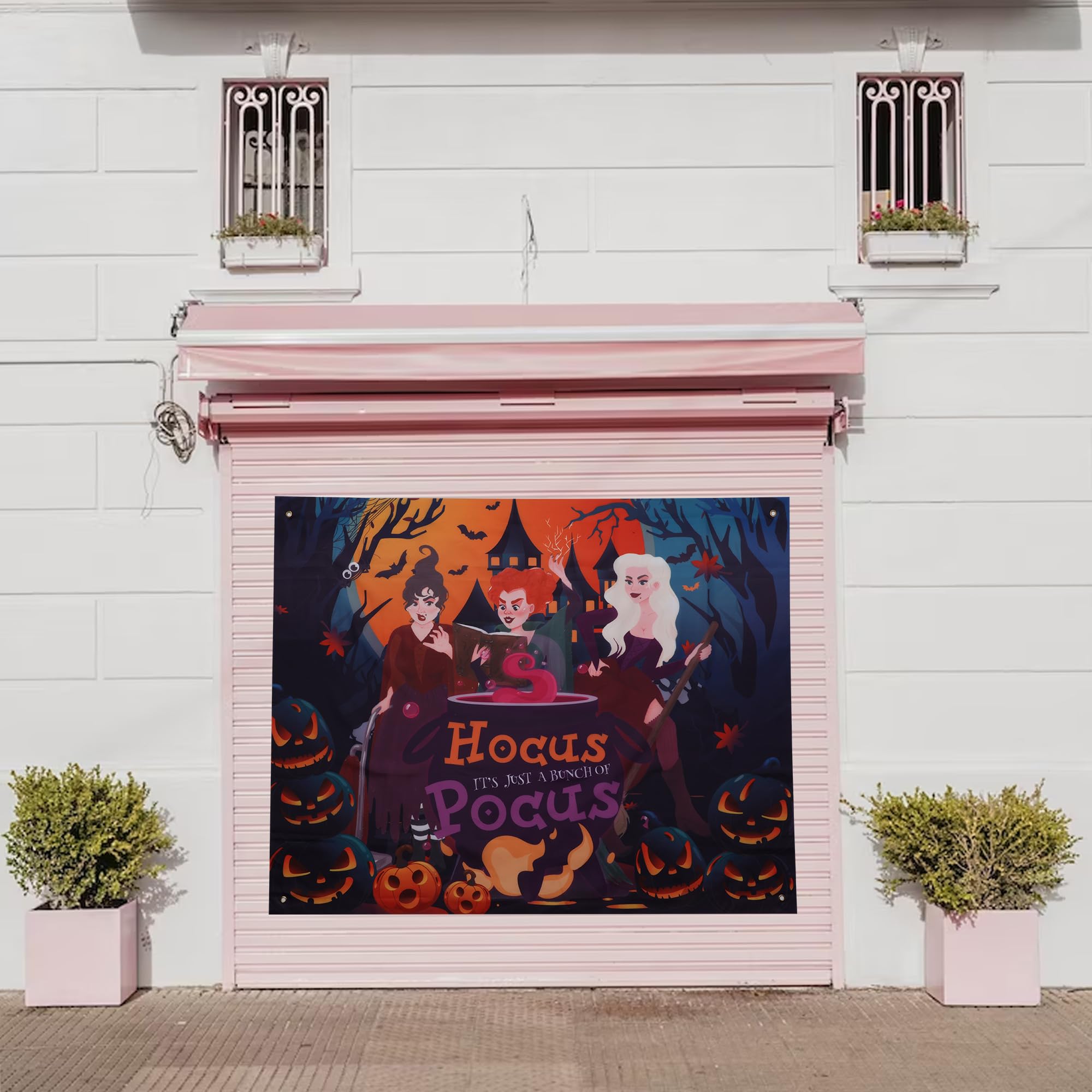 Halloween Car Decorations Kit - SUV Banner & Waterproof Archway for Outdoor Party