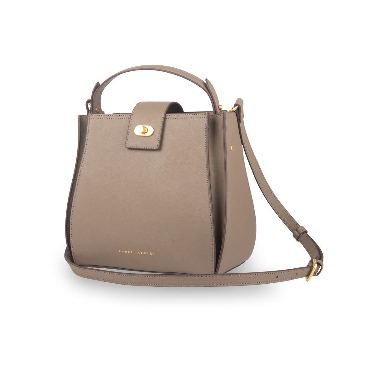 Athena Genuine Leather Bucket Bag for Women - Stylish Crossbody Shoulder Handbag - Perfect for Work, Travel & Everyday Use