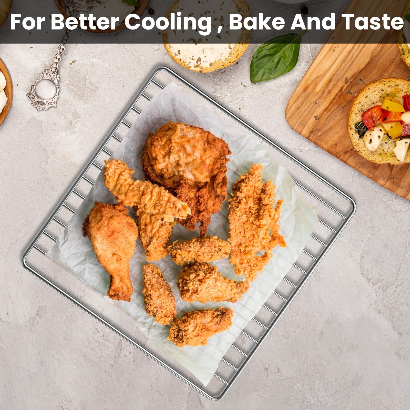 Original Replacement Baking Tray for Ninja Foodi SP100 SP101 Digital Air Fryer Oven | Durable Mesh Basket Accessory | Perfect for Baking, Roasting & Air Frying | Compatible with SP100 Series Oven Racks