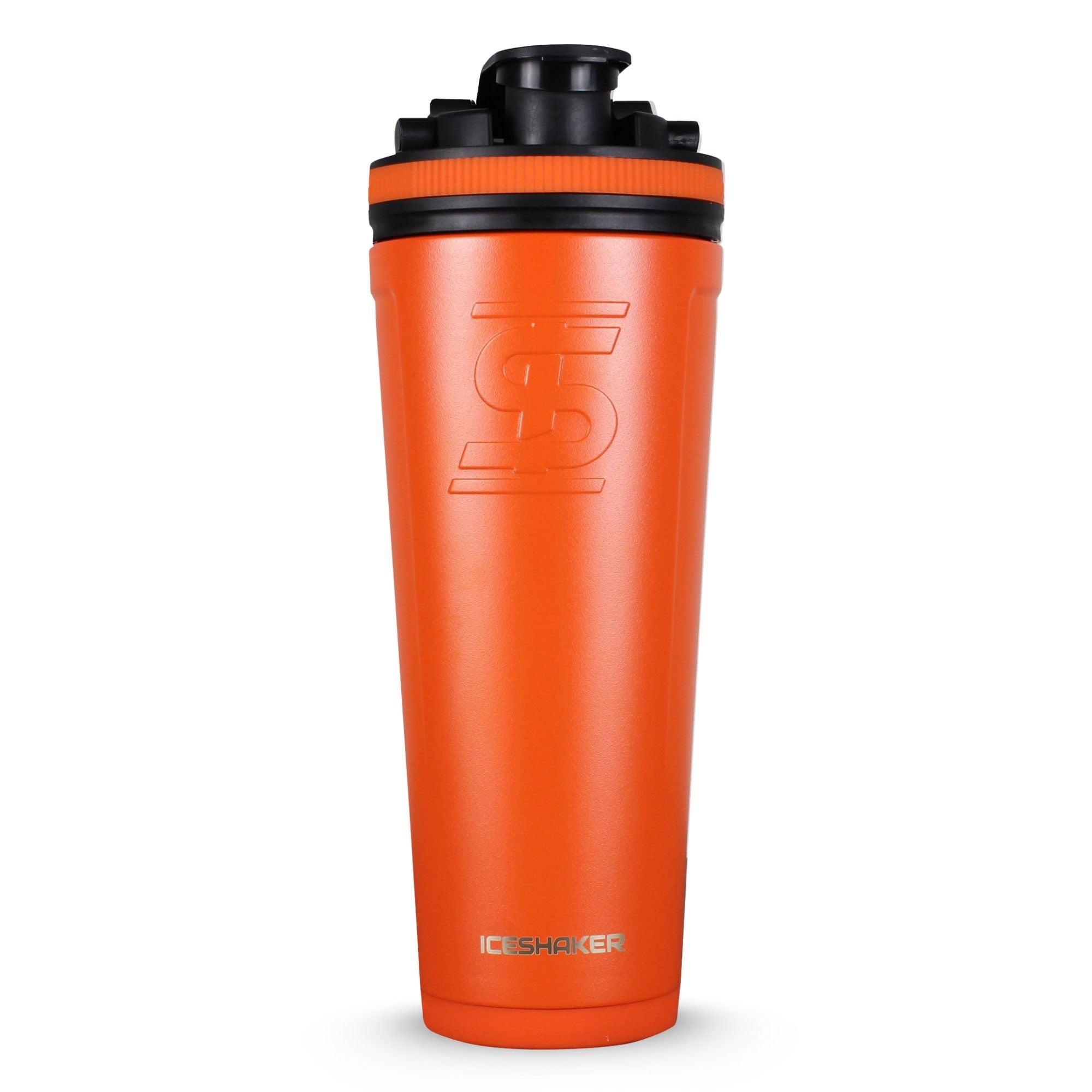 Premium Stainless Steel Ice Shaker Bottle - Leakproof Protein Shaker for Gym, Workouts & Travel - BPA-Free Fitness Water Bottle with Mixing Ball - Ideal for Protein Powder, Pre-Workout & Smoothies