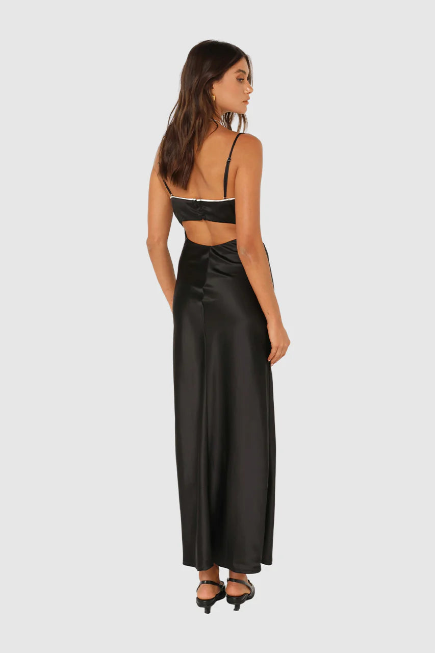 Carli Midi Dress for Women - Flowy Summer Dress with Short Sleeves & V-Neck | Perfect for Beach Vacations, Date Nights & Office Wear