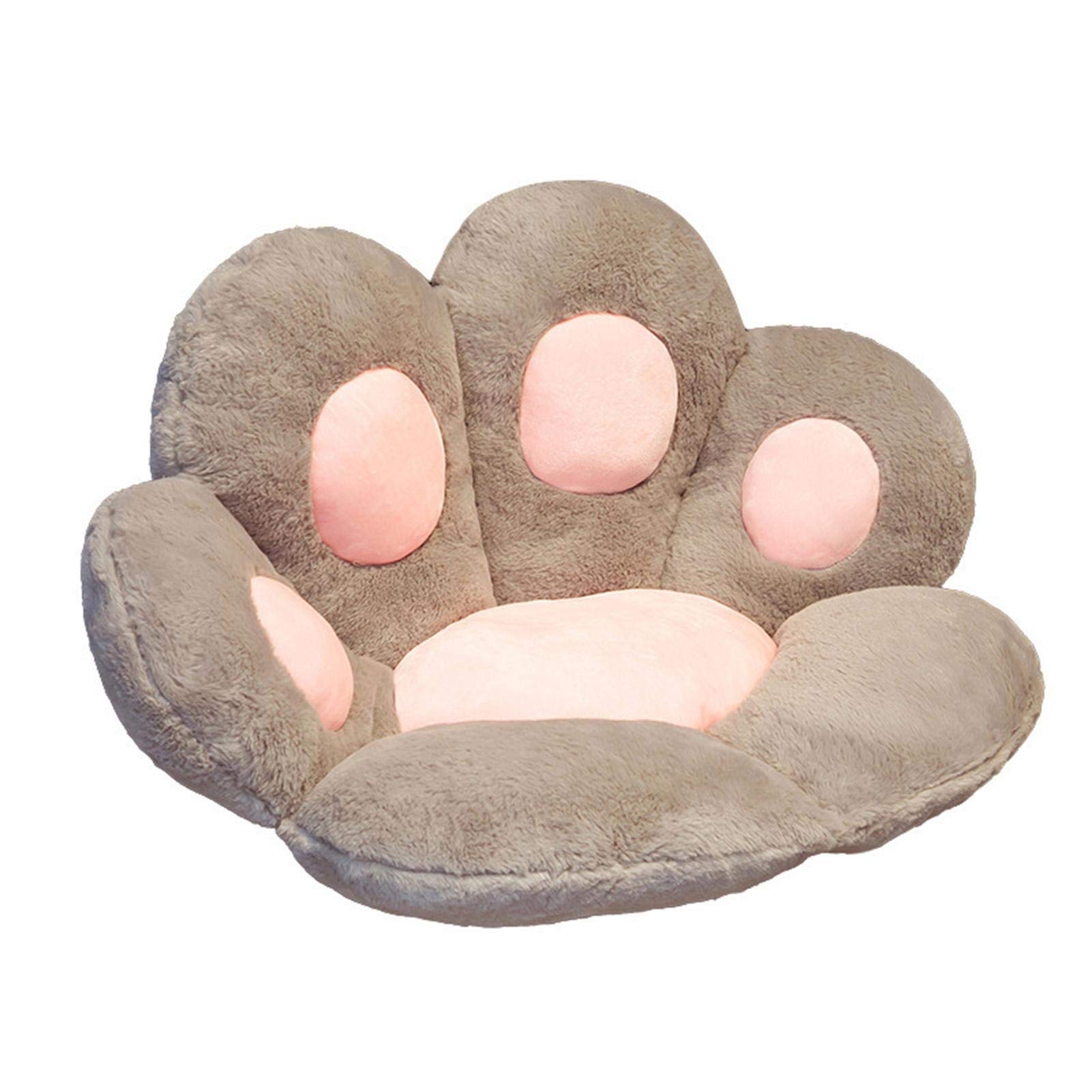 Cat Paw Seat Cushion - Soft & Warm Office Chair Cushion, Lazy Sofa Pillow & Skin-Friendly Floor Mat for Back Support - Perfect for Home Office, Gaming Chair & Meditation