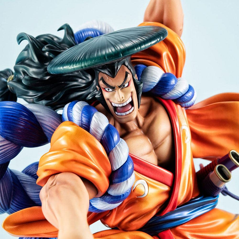 Megahouse Portrait of Pirates One Piece Warriors Alliance Oden Kozuki Action Figure - Multiple Colors (MH71623) | Anime Collectible for Display & Gift