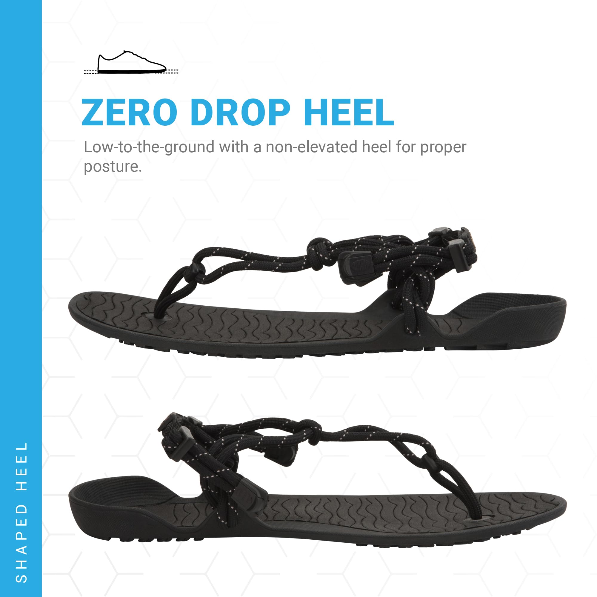 Xero Shoes Aqua Cloud - Minimalist Men's Water Sandals with Extra-Grippy Sole for Beach, Pool & Outdoor Adventures | Lightweight Barefoot Design for Hiking, Swimming & Travel