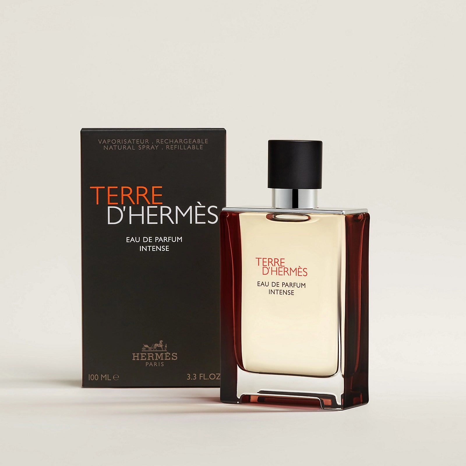 Hermes Terre d'Hermès Intense Eau de Parfum for Men - 3.4 oz / 100ml - New in Box - Luxury Cologne for Date Night & Special Occasions