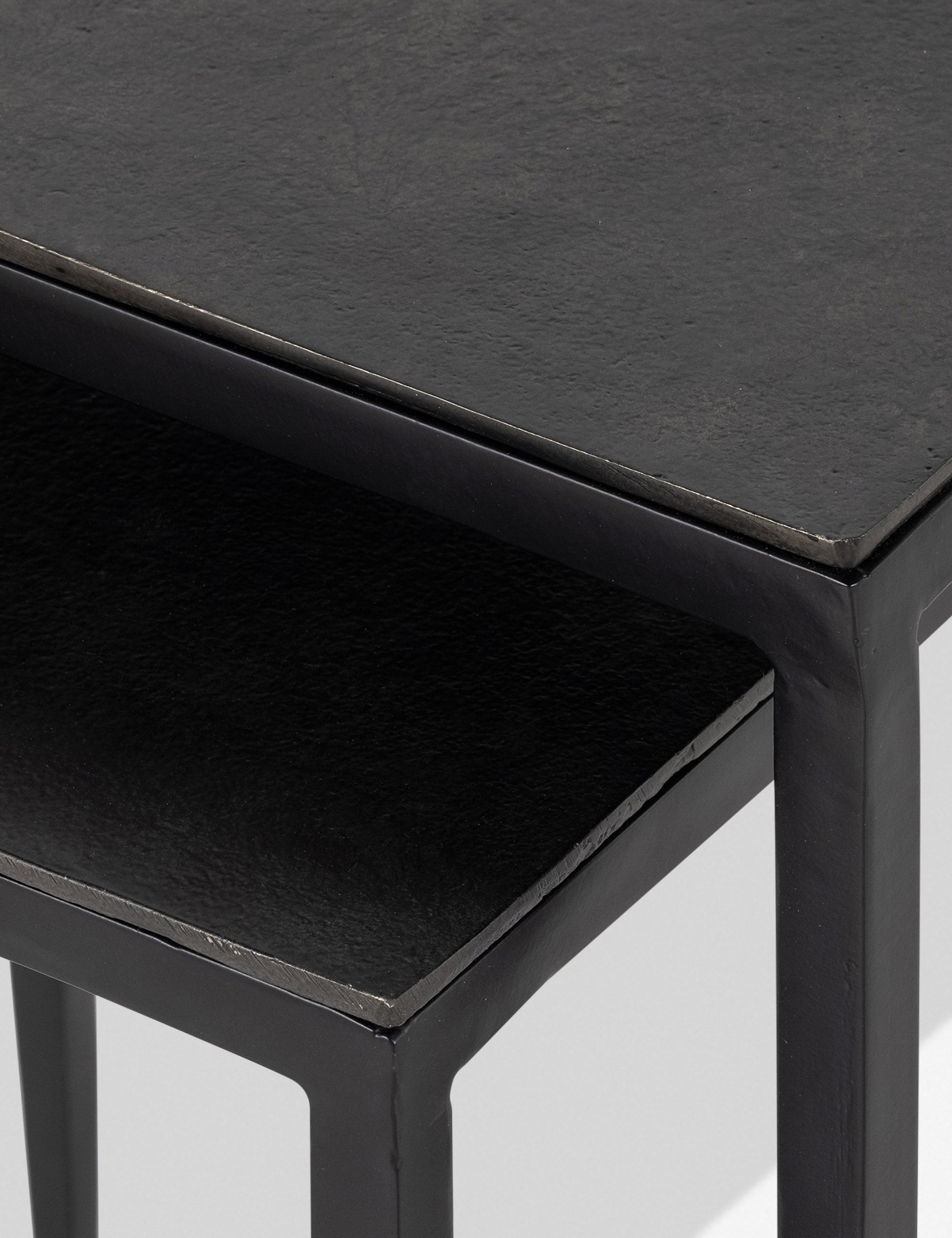 Soares Nesting Side Tables Set of 2 - Modern End Tables for Living Room, Bedroom or Office - Space Saving Accent Furniture for Small Spaces