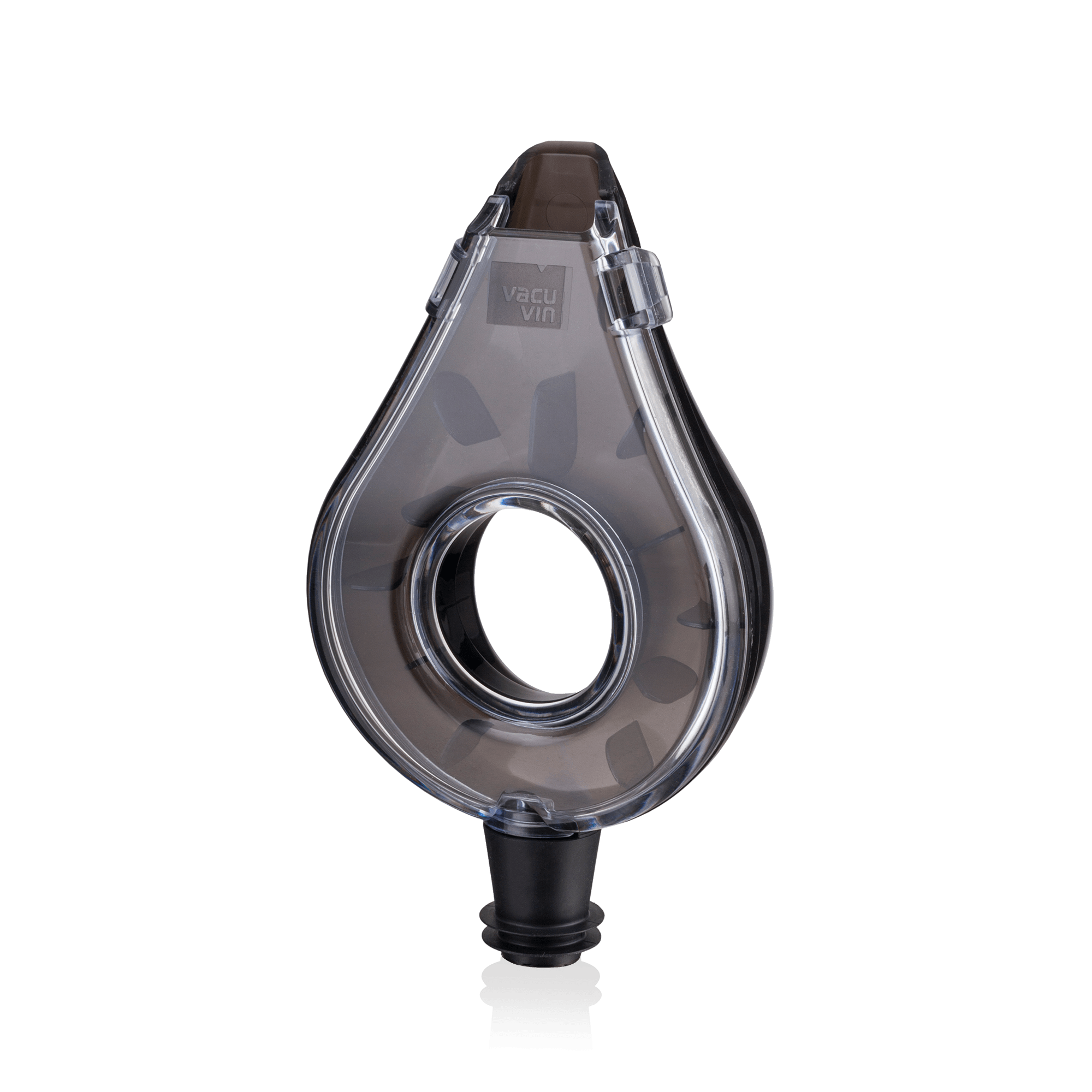 Vacu Vin Wine Aerator - Premium Dark Grey Wine Pourer for Red & White Wines - Perfect for Dinner Parties & Wine Tasting Events