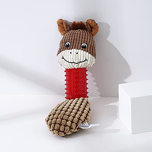 Durable Bite-Resistant Plush Pig Dog Toy - Chew-Proof Pet Vocal Squeaker Toy for Aggressive Chewers - Perfect for Playtime, Training & Anxiety Relief