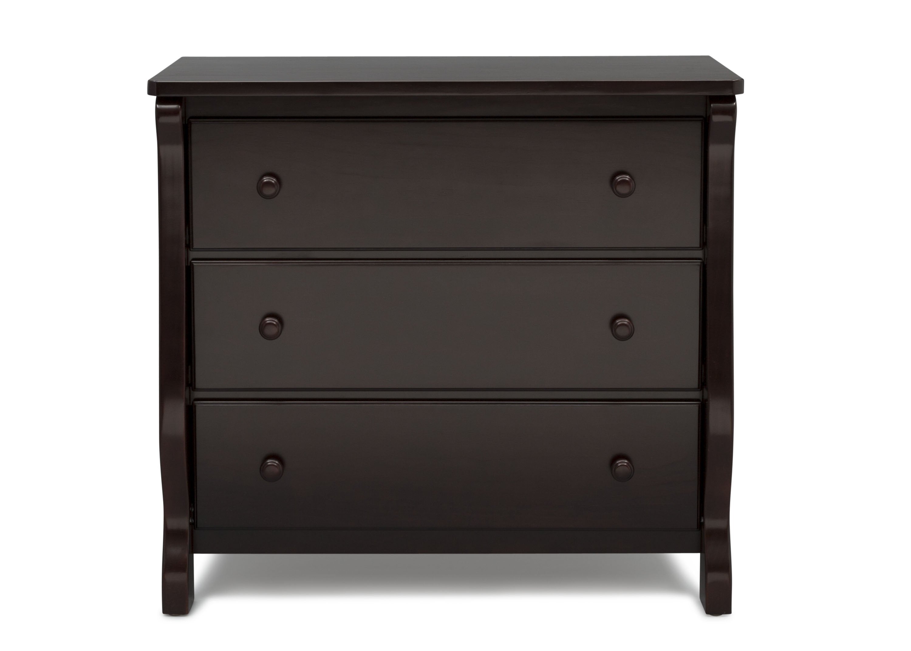 Universal 3 Drawer Dresser - Sturdy Wooden Chest of Drawers for Bedroom, Living Room & Office Storage - Perfect for Organizing Clothes, Accessories & Home Essentials