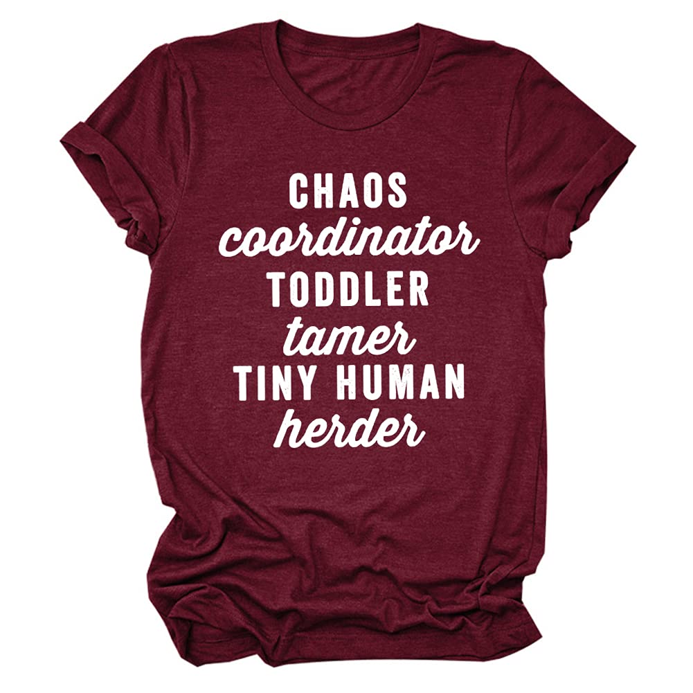 Funny Toddler Saying Graphic Tee - Cute Mom T-Shirt Gift for Women | Perfect for Mother's Day, Family Photos & Casual Outings