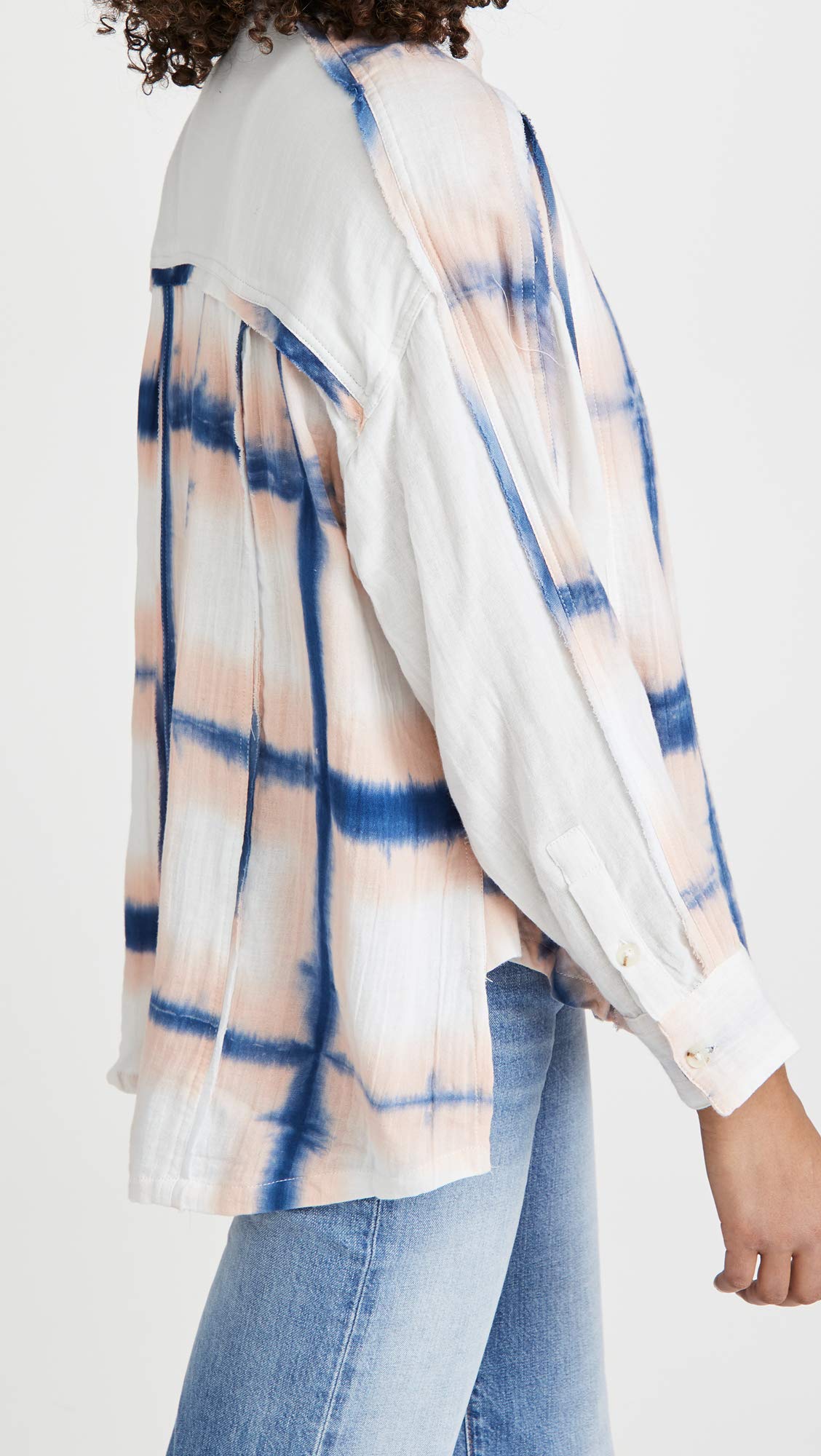 Free People WTF Washed Away Plaid Shirt - Vintage Inspired Flannel Button Down for Women | Perfect for Casual Outfits, Layering & Fall Fashion