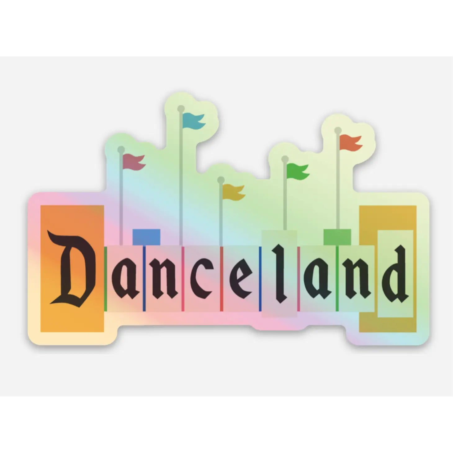 Denali & Co Dance Stickers - Fun & Colorful Vinyl Decals for Dance Studios, Water Bottles, Laptops & More