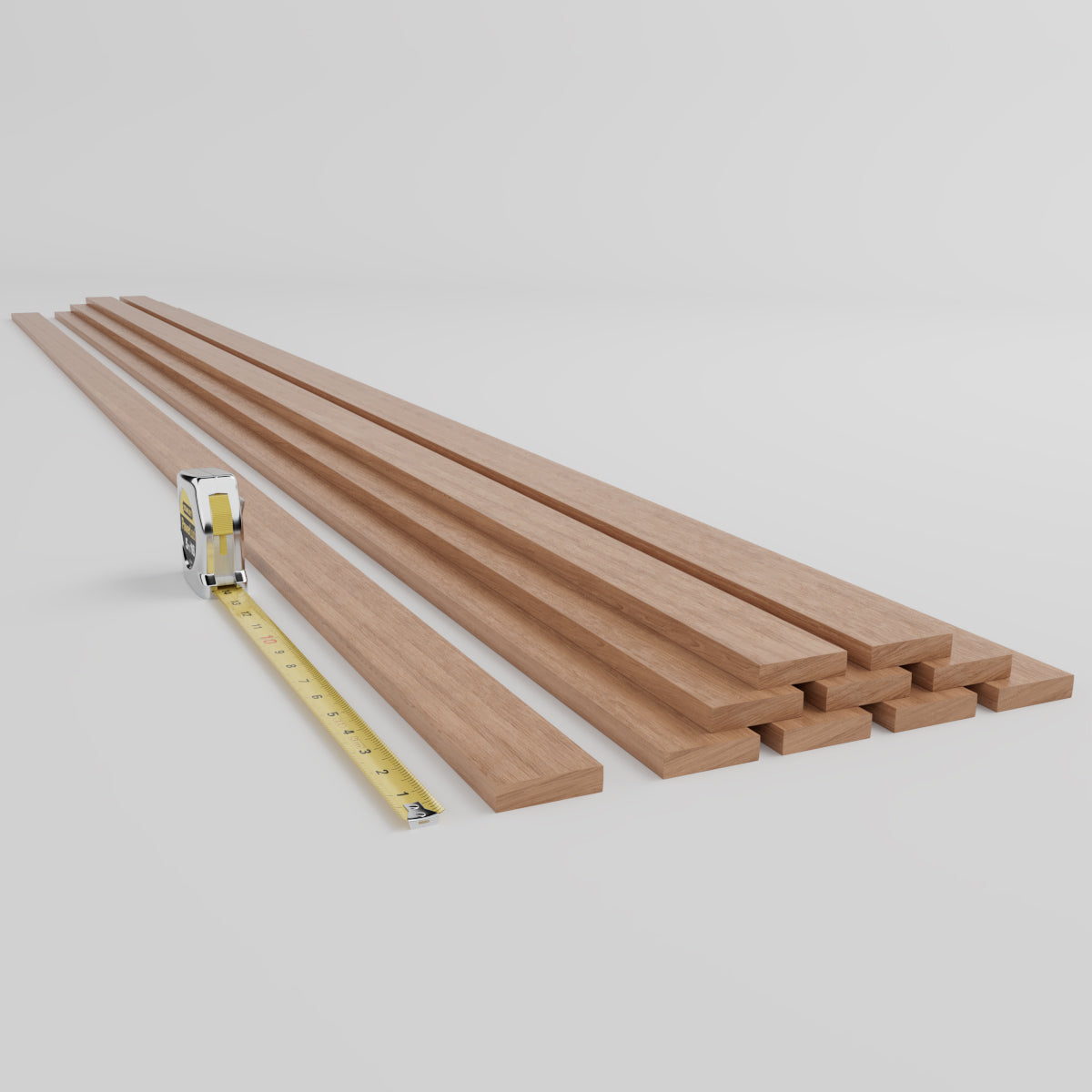 Premium Stain-Grade Hardwood Slats - Traditional Solid Wood Slats for Bed Frames, Furniture & DIY Projects - Perfect for Rustic, Farmhouse & Modern Home Decor