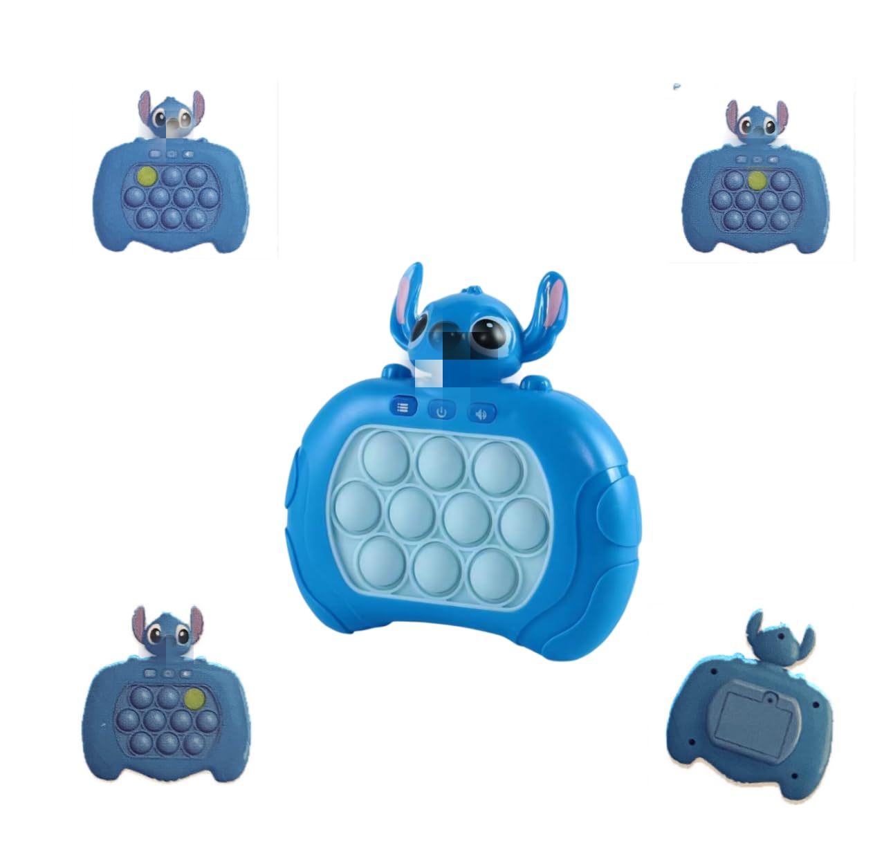 UBIK Electronic Pop It Toy - Quick Push Sensory Fidget Toy with 4 Modes, Sound & Light - Stress Relief & Focus Aid for Kids & Adults (S-1) - Perfect for Anxiety Relief, Classroom, Office & Travel