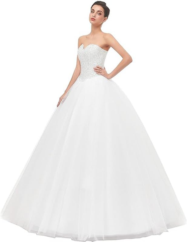 Elegant Women's Ball Gown Bridal Wedding Dresses - Perfect for Formal Weddings, Prom & Evening Events