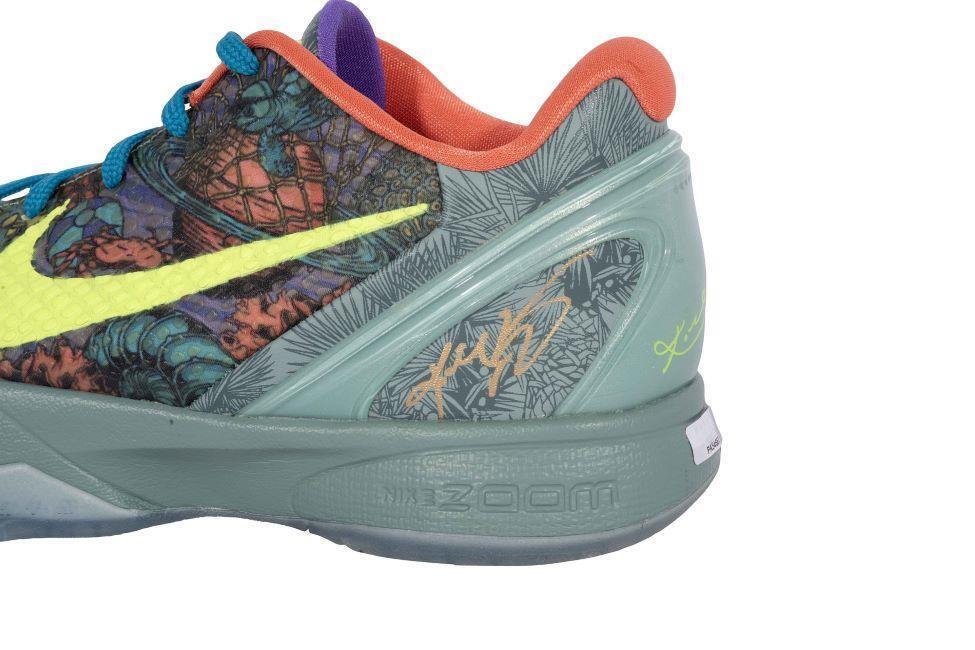 Authentic Kobe Bryant Lakers Signed Nike Zoom Kobe VI Prelude Basketball Shoes - Panini Certified - Collectible Memorabilia for Fans & Sneakerheads - Perfect for Display, Gifts, and Investment