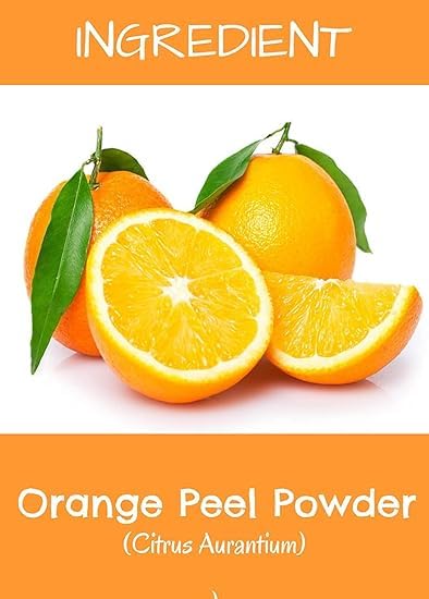Organic Orange Peel Powder for Skin & Face Care - 100% Natural, No Added Chemicals, 100g | Brightening, Exfoliating & Acne Treatment | DIY Face Masks, Scrubs & Skincare Recipes