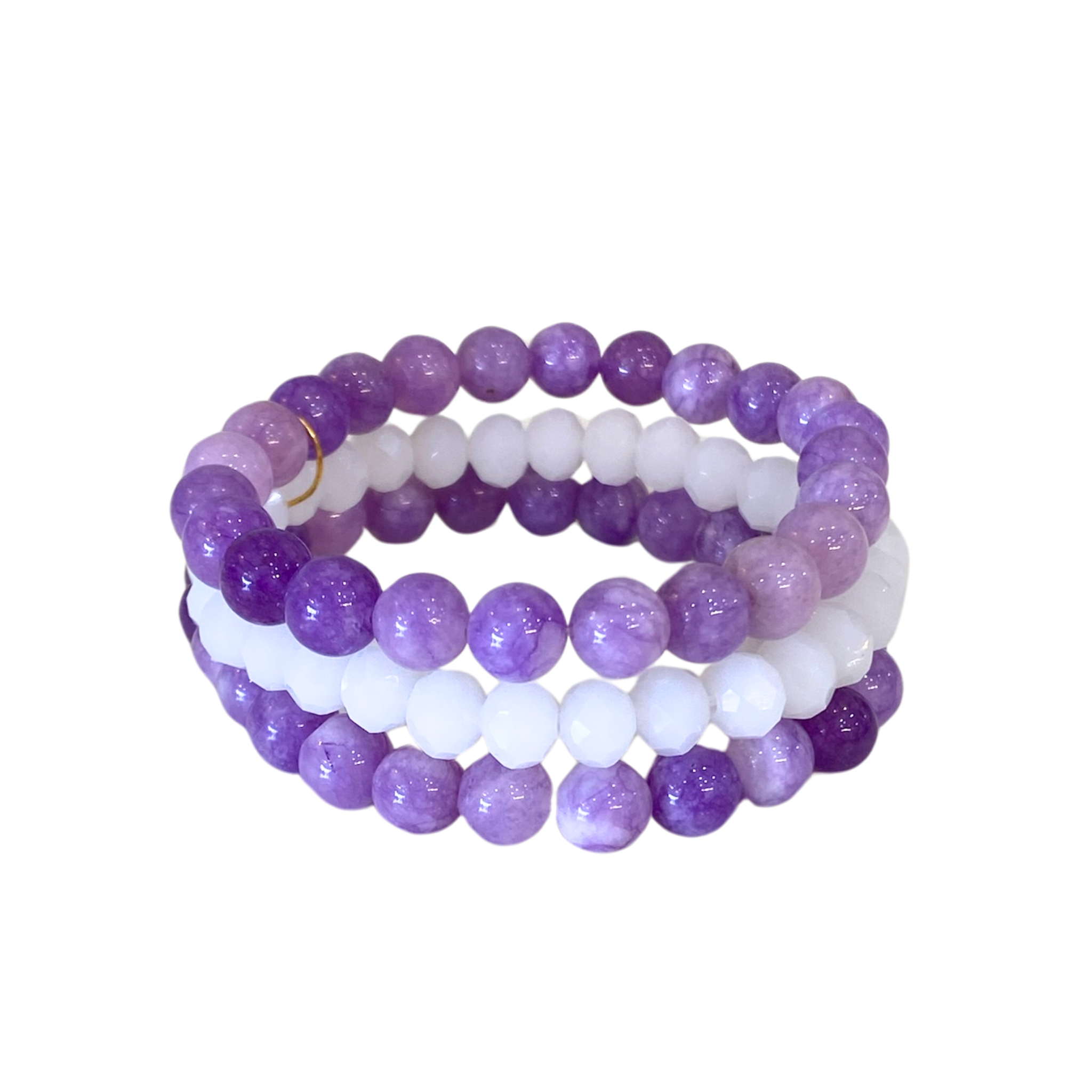 TCU Beaded Bracelet Stack - Handmade Boho Friendship Bracelets for Women, Adjustable Beaded Jewelry Set for Stacking, Perfect for Gifts, Parties, and Everyday Wear