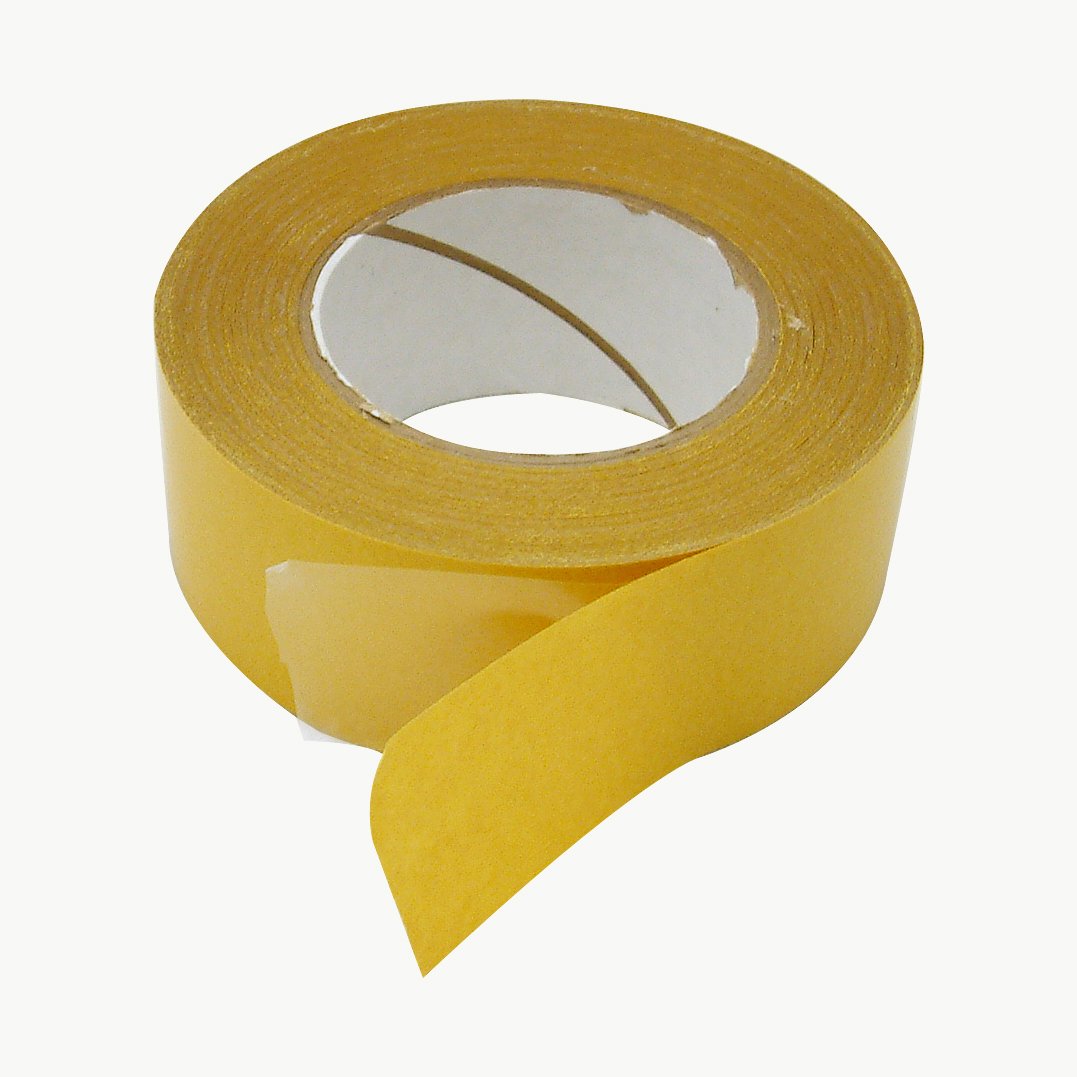 JVCC Double-Sided Film Tape with Strong Rubber Adhesive - 6 Inch (144mm) x 60 Yards Clear - Perfect for Crafts, DIY Projects, Photo Mounting & Home Repairs