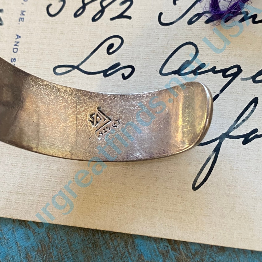 Vintage Sterling Silver Wide Cuff Bracelet with Antique Patina Finish - Elegant Boho Jewelry for Women, Perfect for Weddings, Parties & Everyday Wear