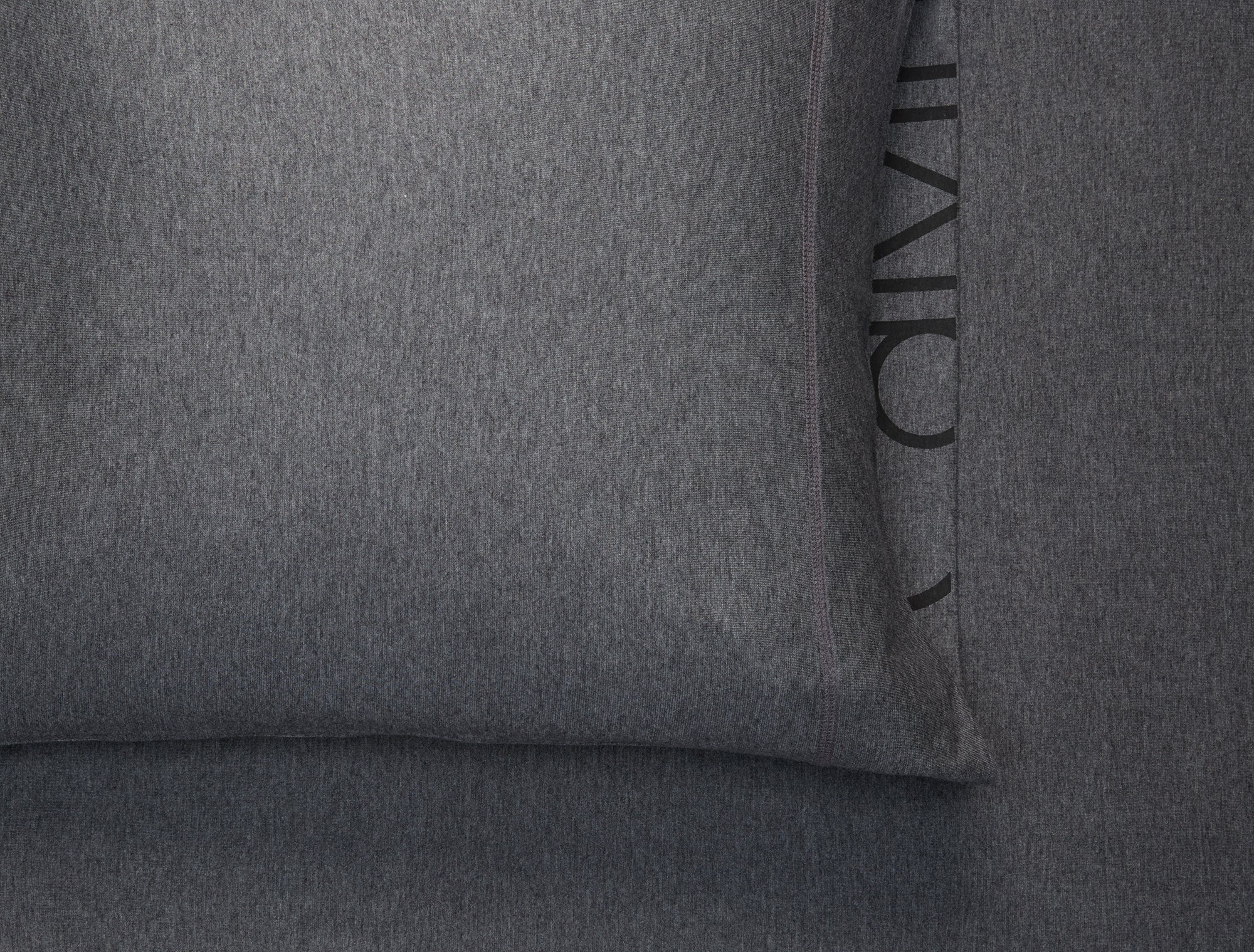 Calvin Klein King Size Modern Cotton Modal Duvet Cover - 1 Piece Solid Charcoal, 170 GSM Soft Bedding for Luxury Bedroom & Hotel Use