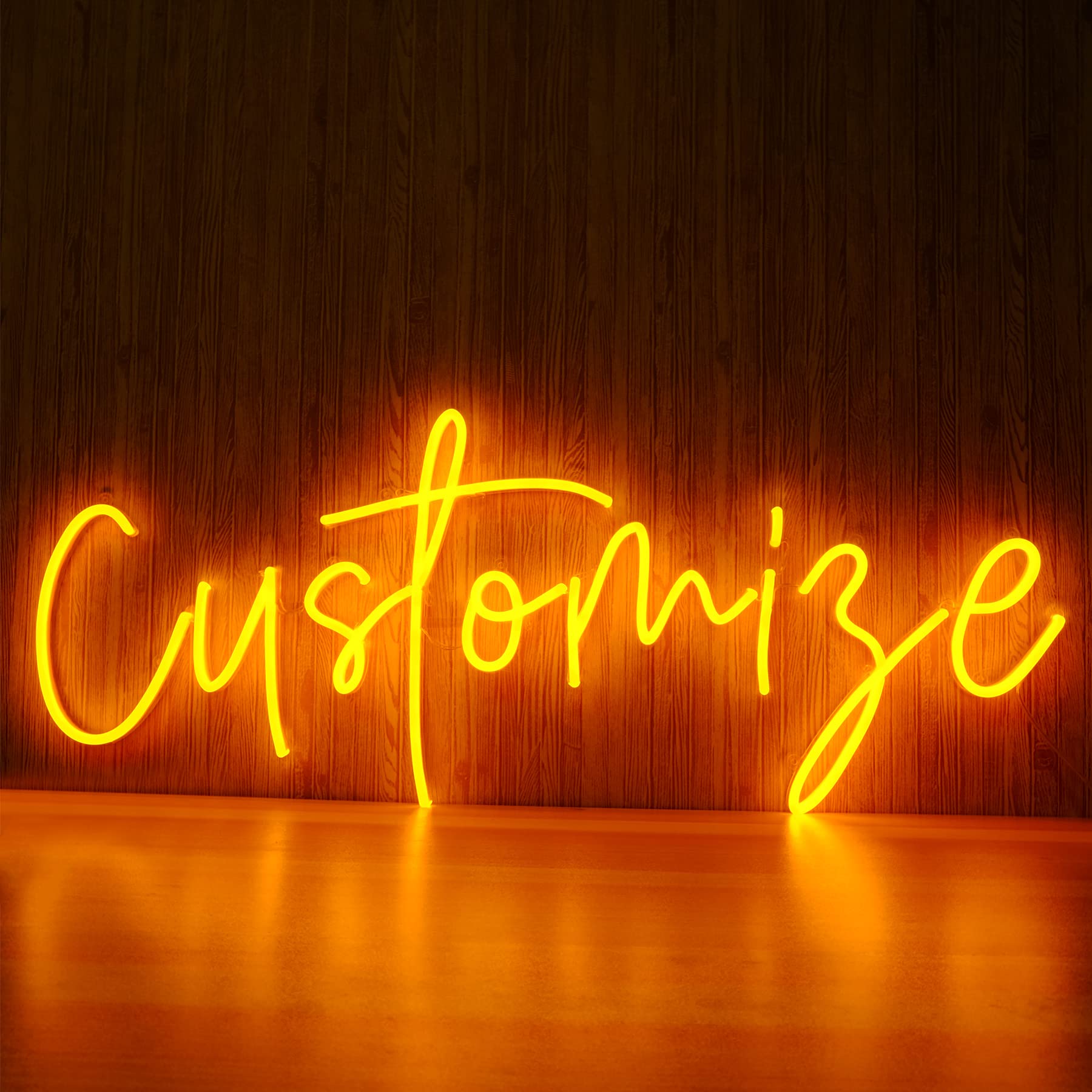 Custom LED Neon Signs - Personalized Handmade Neon Lights for Weddings, Name Gifts, Business Logos, Bars & Parties (45 Inch) - Perfect for Wall Decor, Bedroom Lighting & Event Signage