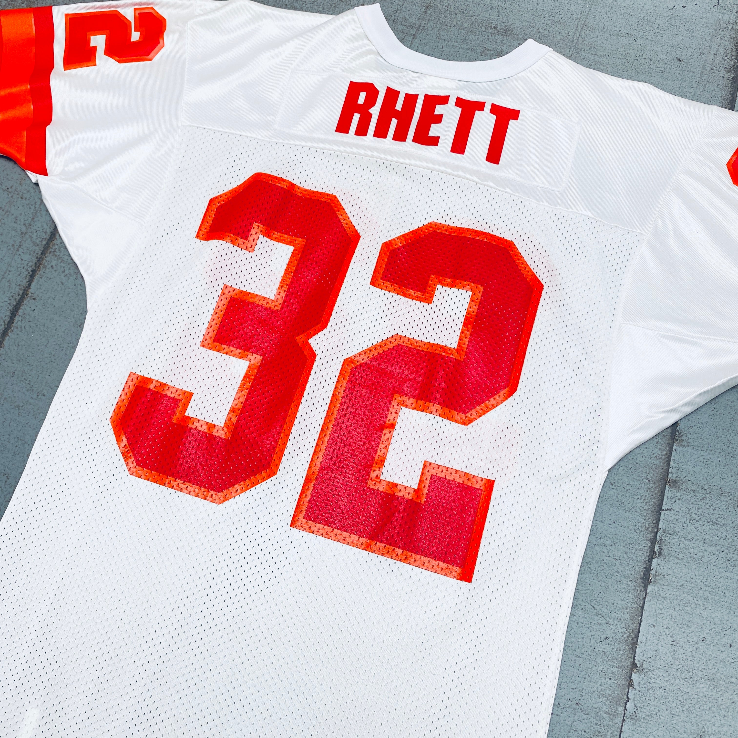 Authentic Tampa Bay Buccaneers Errict Rhett 1995/96 Vintage Football Jersey (Men's) - Perfect for Game Day, Collecting & NFL Fan Memorabilia