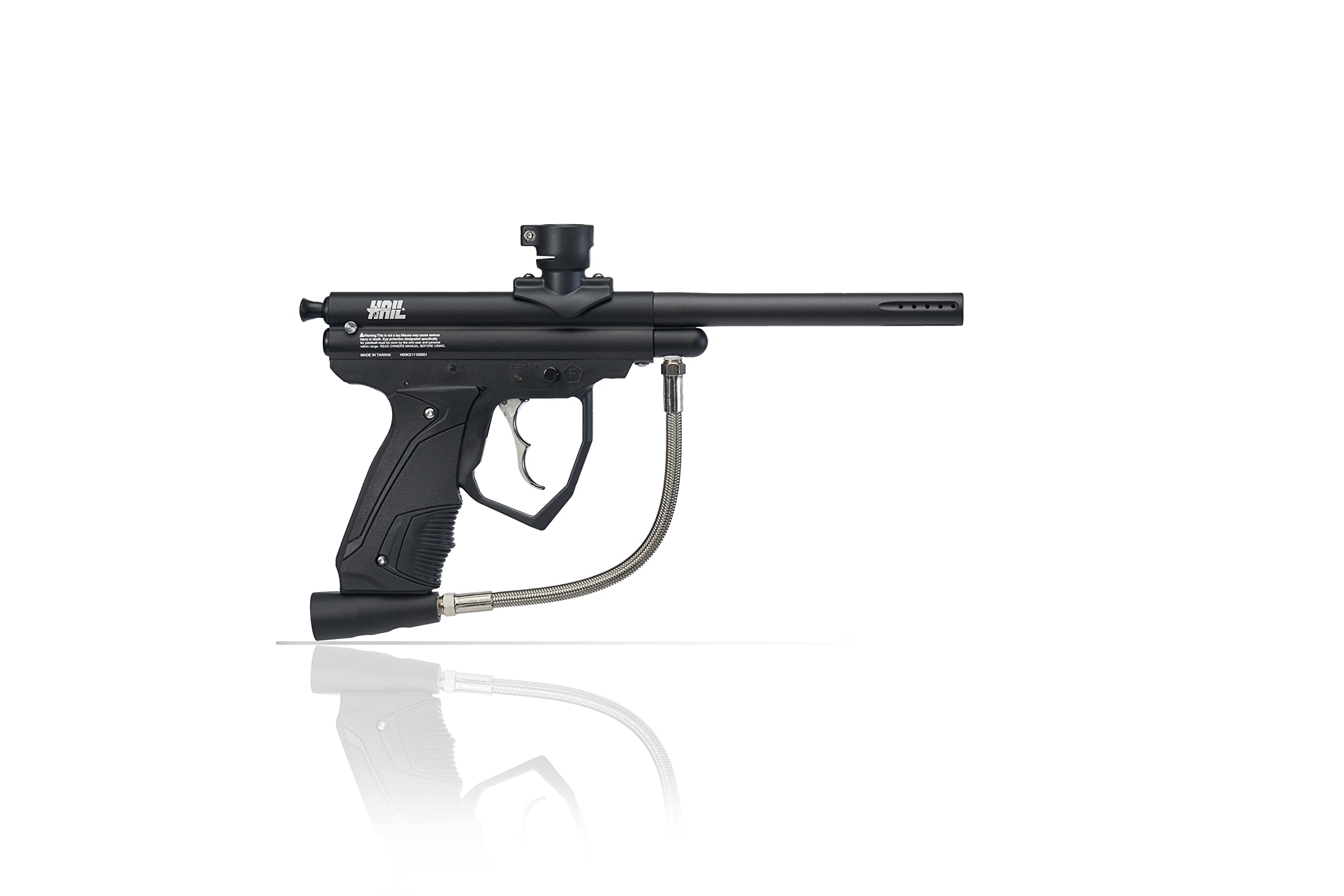 Mercury Rise Hail Semi Auto .50 Caliber Paintball Gun Marker with Loader - High Performance Paintball Equipment for Outdoor Games, Team Sports & Tactical Training
