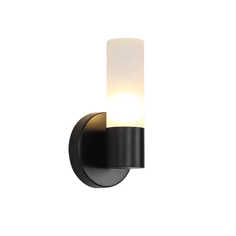 Nordic Black Wrought Iron Wall Sconce - Candle Lamp Shade with G9 Base for Bedroom, Stairway & Hotel Lighting | Decorative Wall Light for Cafe, Bar & Reading Nook
