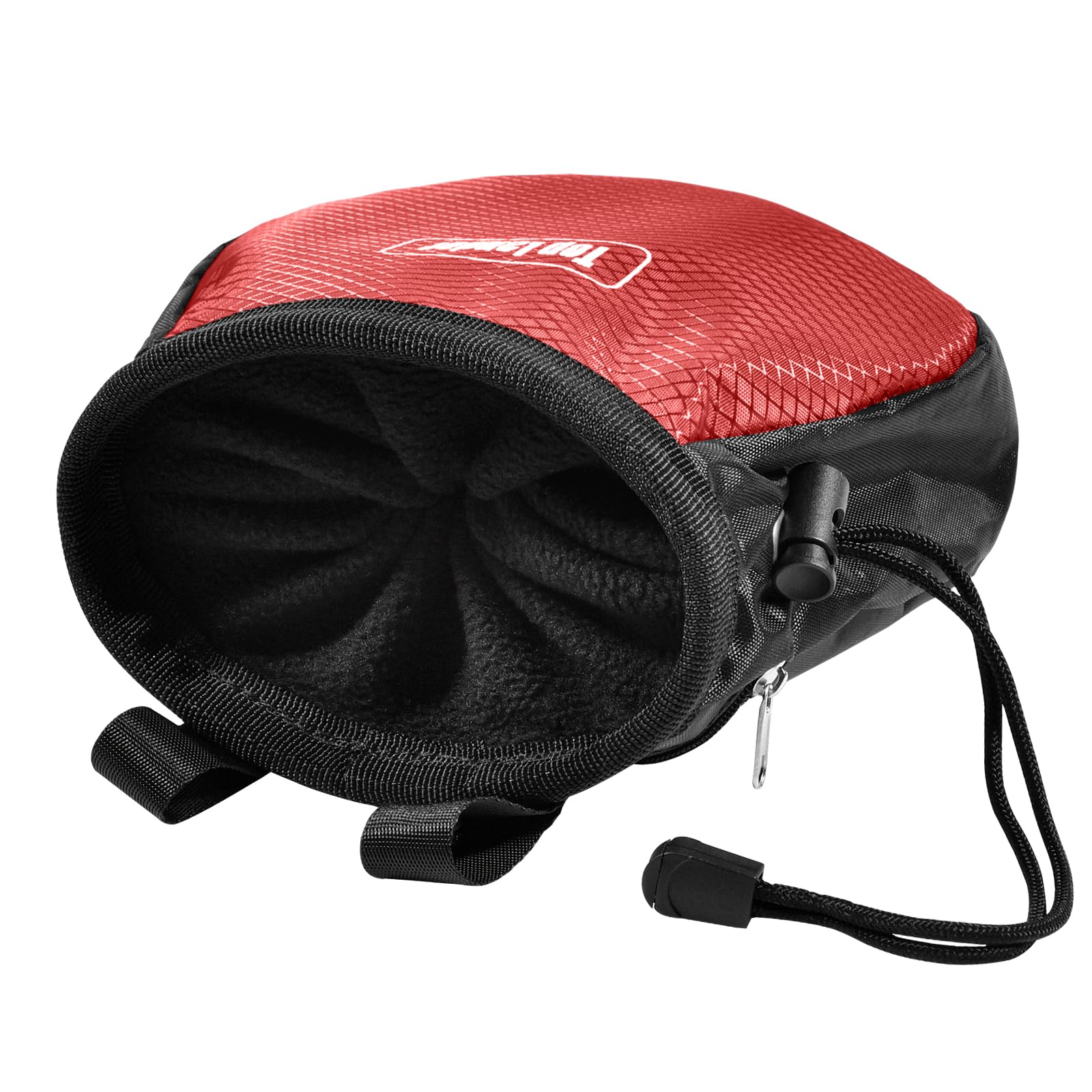 Rock Climbing Chalk Bag with Drawstring - Lightweight Bouldering Chalk Bucket for Gym, Weightlifting & Crossfit Training - Perfect for Indoor & Outdoor Climbing, Gymnastics and Fitness Workouts