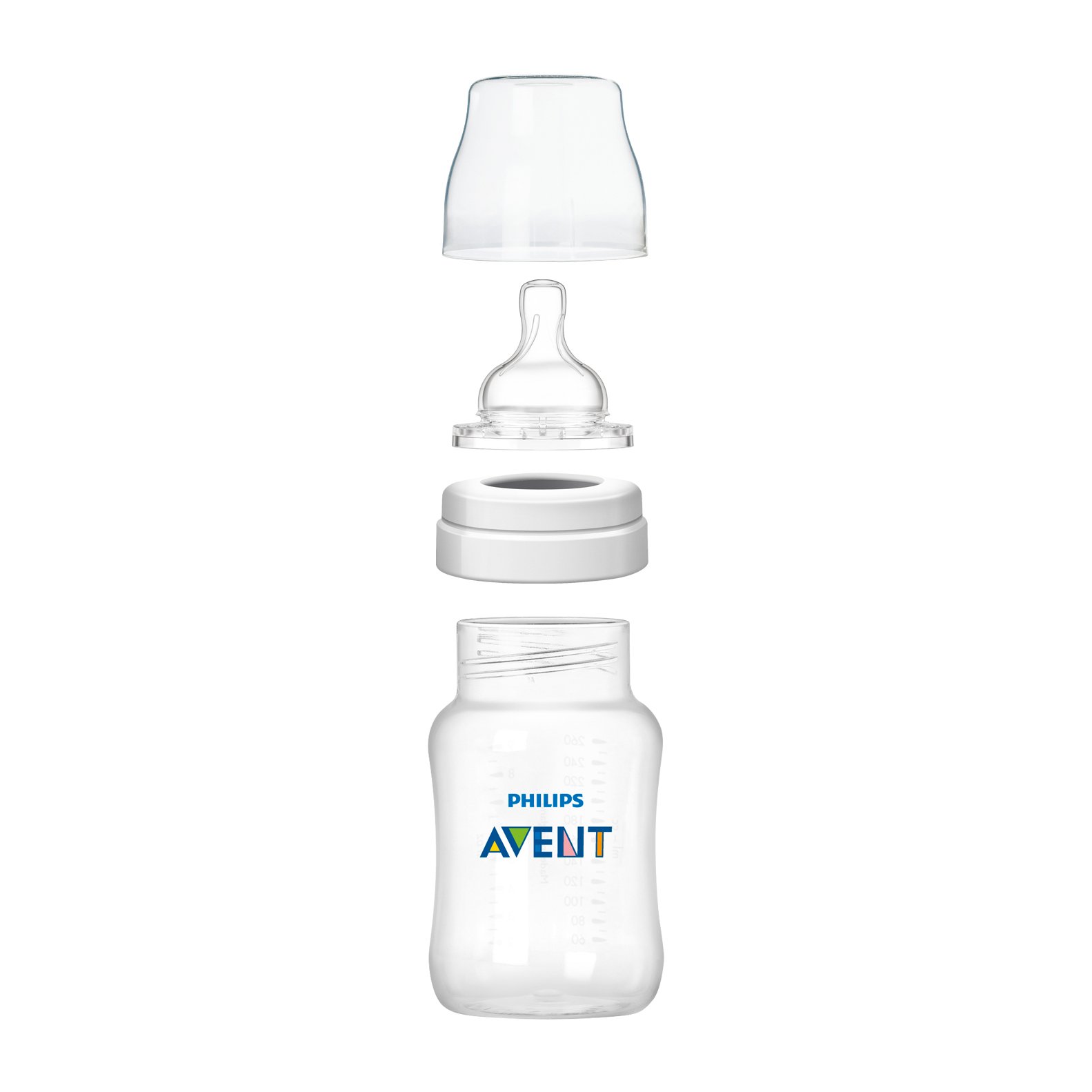 Philips Avent Classic Plus Baby Bottles, 9 Ounce (5 Pack) - BPA-Free, Anti-Colic, Natural Feeding - Perfect for Newborns, Infants & Travel | Ideal for Breastfeeding, Formula Feeding & On-the-Go Use