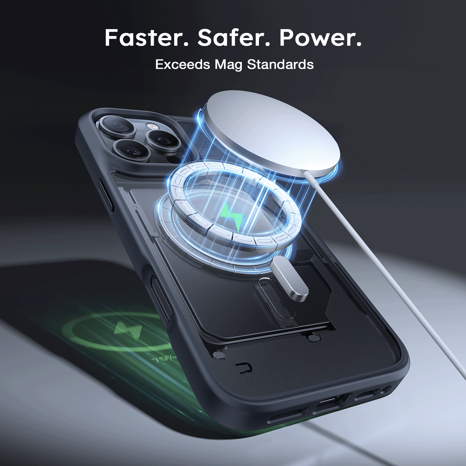 Guardian Mag for iPhone 16 - Magnetic Phone Holder with Strong Grip | Perfect for Car Mount, Desk Stand & Hands-Free Use While Driving, Working or Video Calling