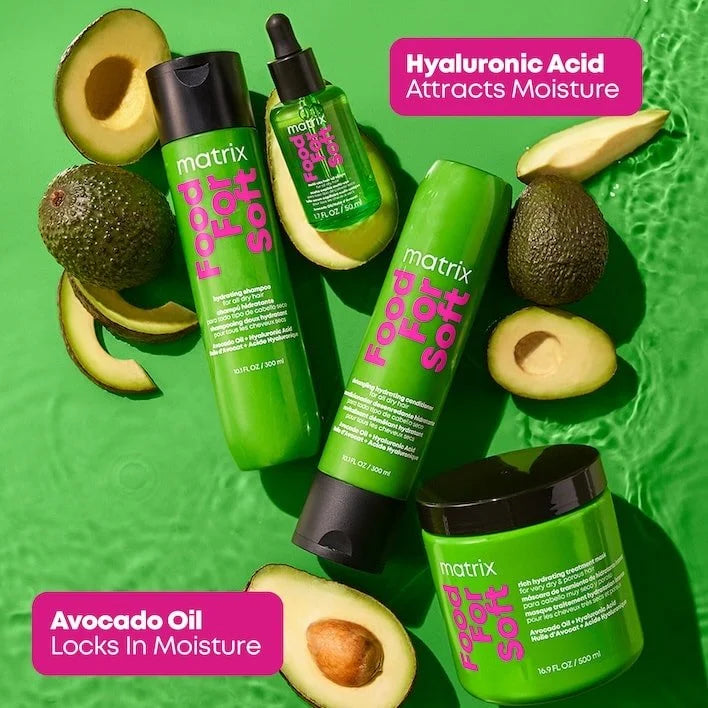 Matrix Total Results Food For Soft Shampoo 300ml | Hydrating & Nourishing Hair Care for Dry & Damaged Hair | Perfect for Daily Use & Salon Treatments