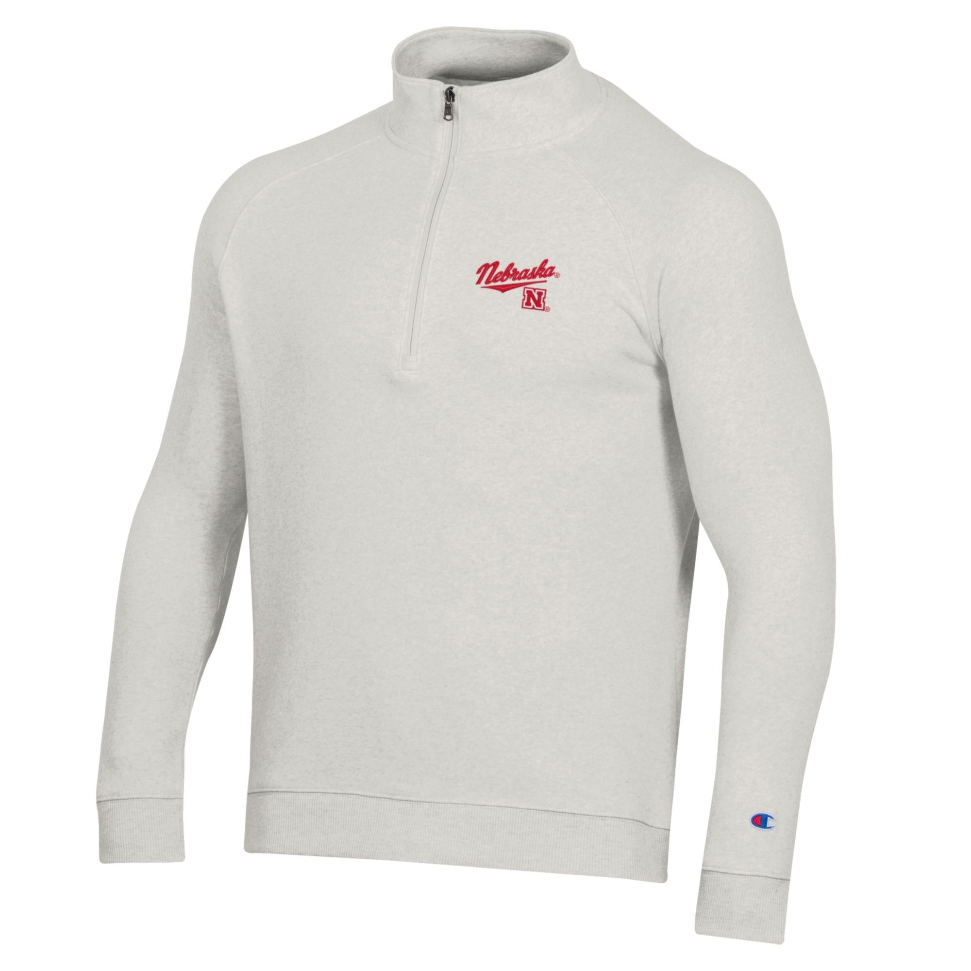 Nebraska Huskers Men's 1/4 Zip Pullover - Lightweight Fleece Quarter-Zip Jacket for Football Fans & Outdoor Activities