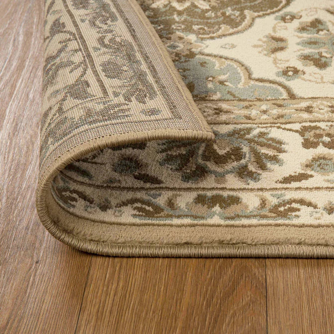 Palmyra Traditional Floral Medallion Indoor Area Rug - Non-Slip Living Room Carpet, Bedroom Runner Rug for Home Decor | Perfect for Hallway, Entryway & Cozy Spaces