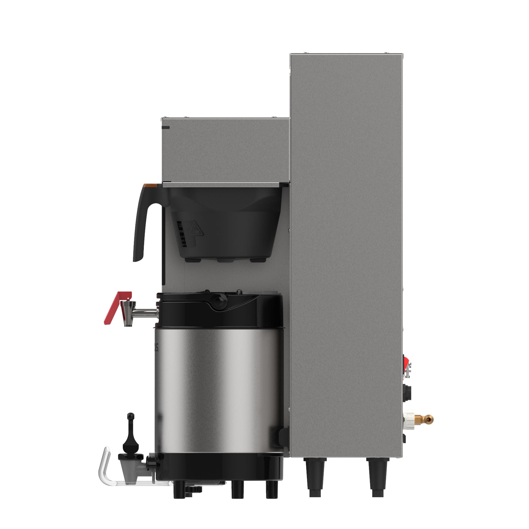 Fetco CBS 1231 Plus Series Single Station Airpot Coffee Brewer 120V - Commercial Coffee Maker for Offices, Cafes & Restaurants - Fast Brewing & Large Capacity