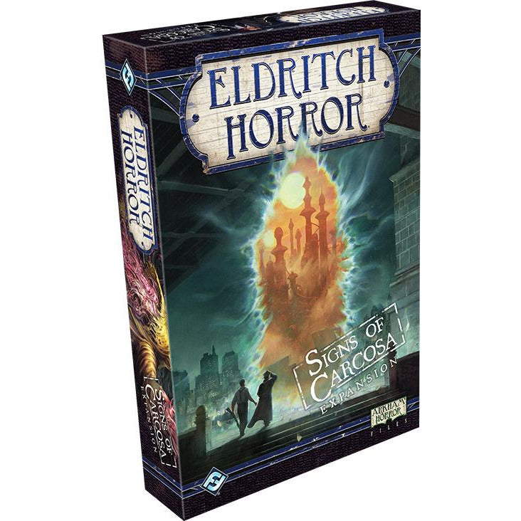 Eldritch Horror: Signs of Carcosa - Cooperative Board Game for 1-8 Players | Lovecraftian Horror Adventure | Perfect for Game Nights & Halloween Parties