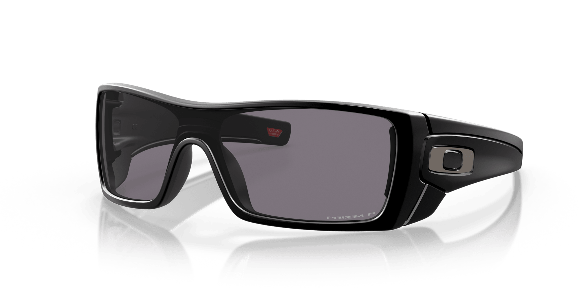 Batwolf Sunglasses - Matte Black Frame with Prizm Grey Polarized Lenses for UV Protection | Perfect for Running, Driving & Outdoor Sports