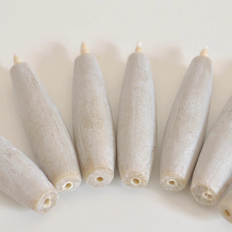 Takazawa TOHAKU Japanese Wa Rousoku Candles - 7 Piece Set of Traditional Handmade Soy Wax Candles for Meditation, Zen Decor & Home Aromatherapy