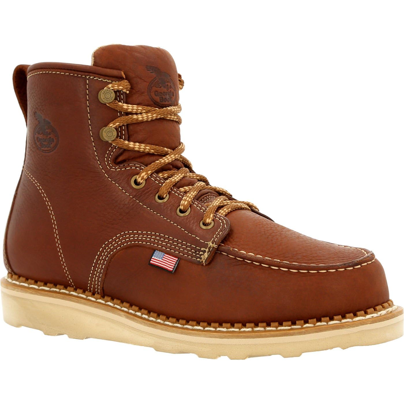 Georgia Boot Women's America Made Construction Boot - Waterproof Steel Toe Work Boots for Women - Durable Safety Shoes for Construction, Landscaping & Outdoor Work