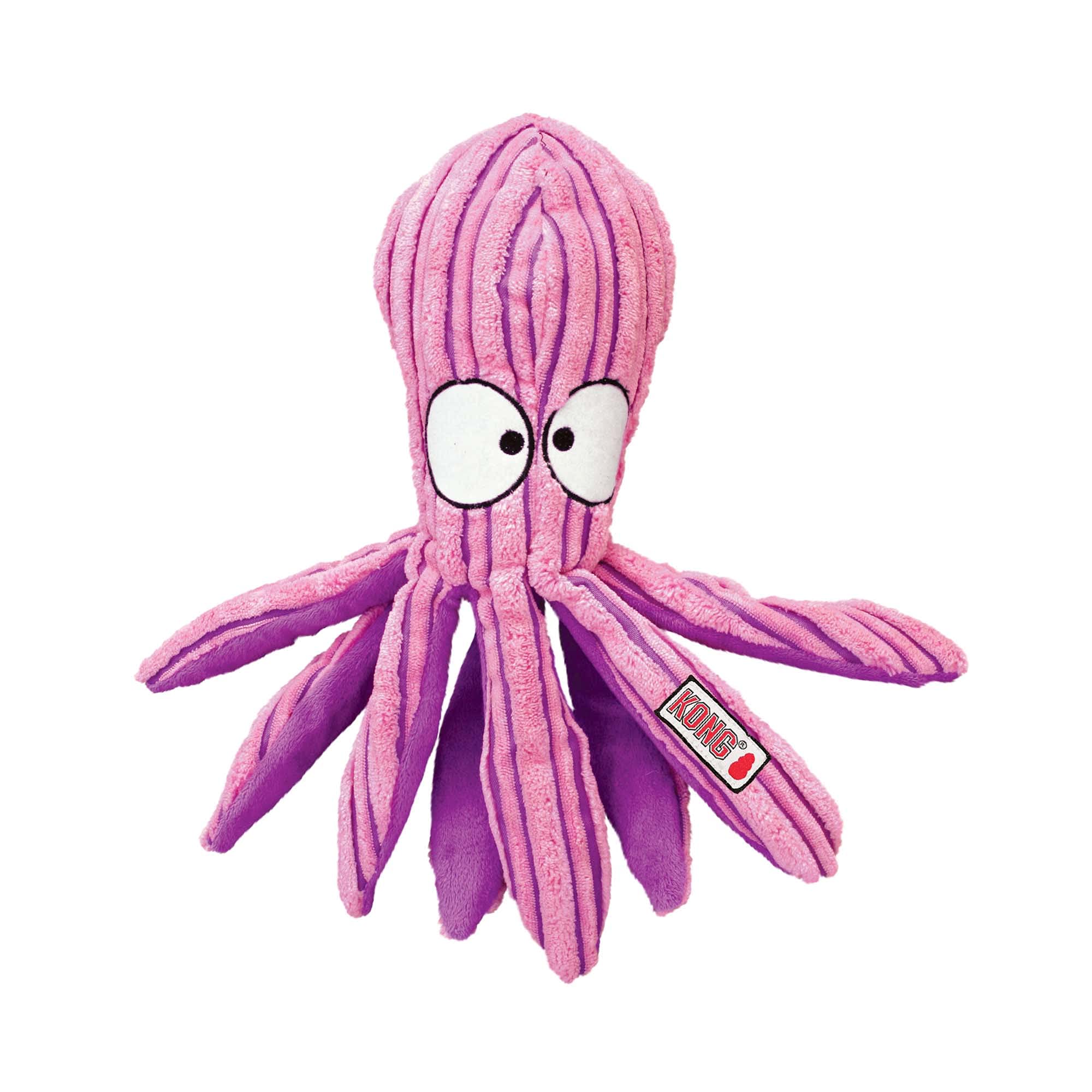 Kong Company 38731904 CuteSeas Octopus Dog Toy - Medium Chew Toy for Small & Medium Dogs - Interactive Play & Dental Health - Perfect for Indoor & Outdoor Fun